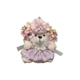 Фиолетовый цветочный ободок комплект + юбка