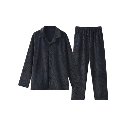 MENGLUAN Кардиган с тигровым принтом мужской комплект пижам