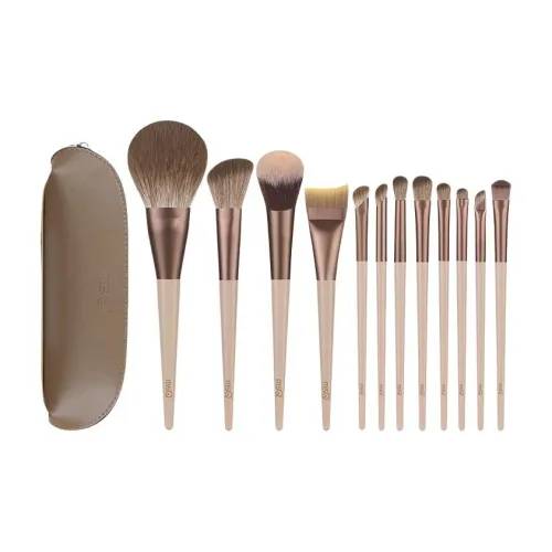 MSQ 12 шт Мокко Кисть для макияжа Одежда Набор Инструмент Контуринг Основа Финиш Смешанный Детали Мягкий