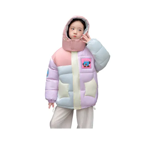 GOYN Хлопковый пуховик Осень и зима Цвет макарон Подростки
