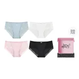 Black + Light Blue + White + Peach Pink * Box  
Черный + Светло-синий + Белый + Персиково-розовый * Коробка