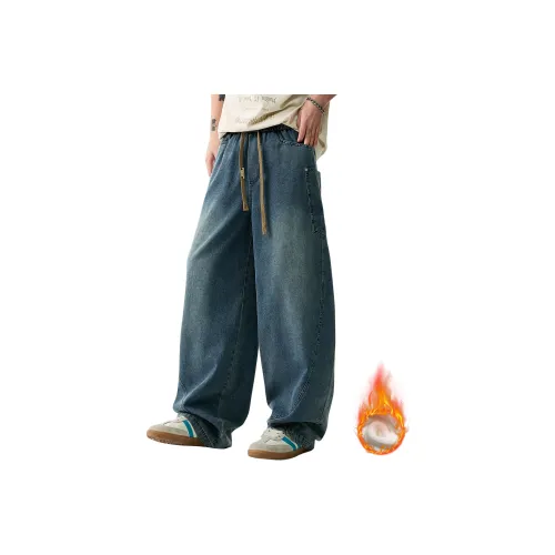 MARK WAFFLE Унисекс Джинсы