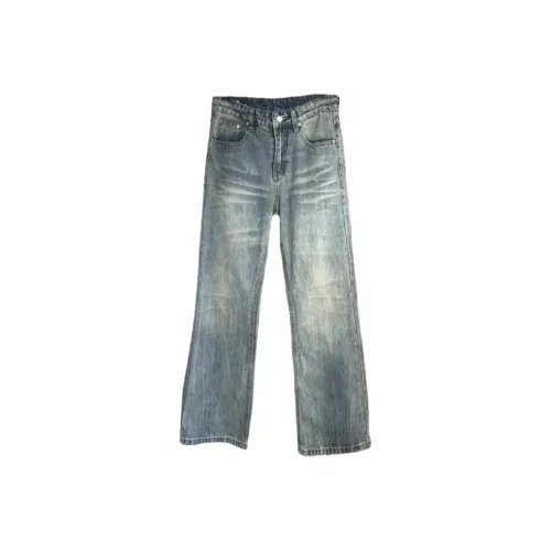 CAT'S PAW Синий Унисекс Джинсы