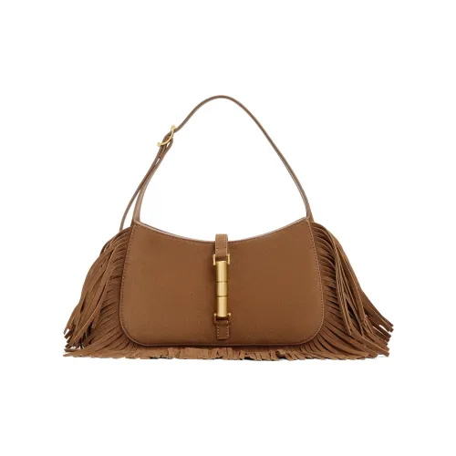 CHARLES KEITH Сумка через плечо из синтетической кожи стандартная женская охра коричневый