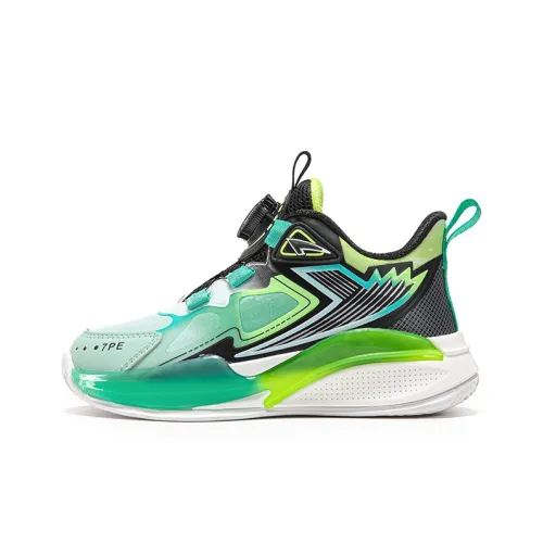 7 PE Отскок Легкий Амортизация Высокий Топ Баскетбольные Кроссовки Детские