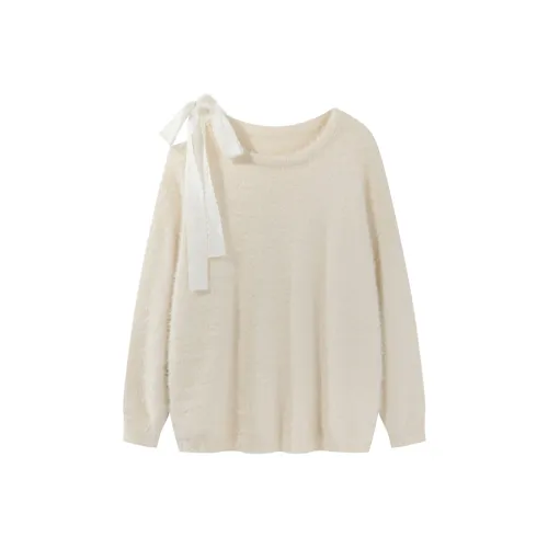 DITB Экрю Женская Трикотажная Одежда