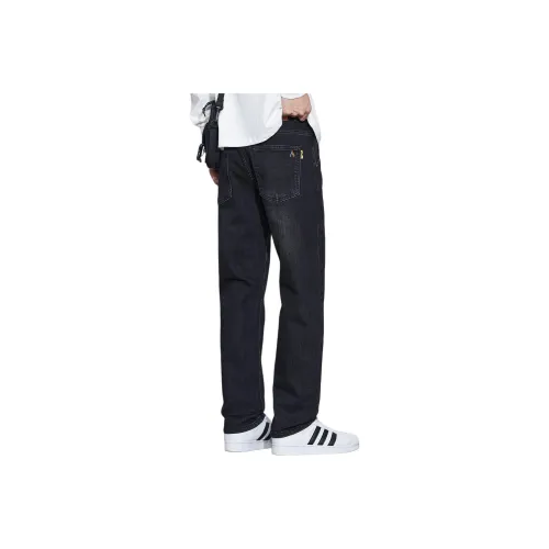 CHAORENBANG Черный [Стандартный] Мужские Джинсы