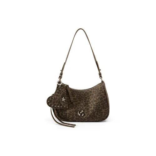 JACD ПУ (полиуретан) Сумка через плечо Стандартная Женская Розовая Коричневая