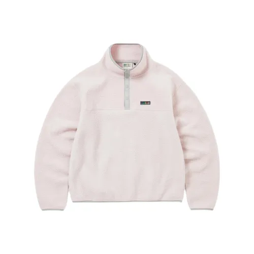 Thisisneverthat x Grateful Dead FW25 GD Флис Пуловер Светло-розовый Свитшот Унисекс