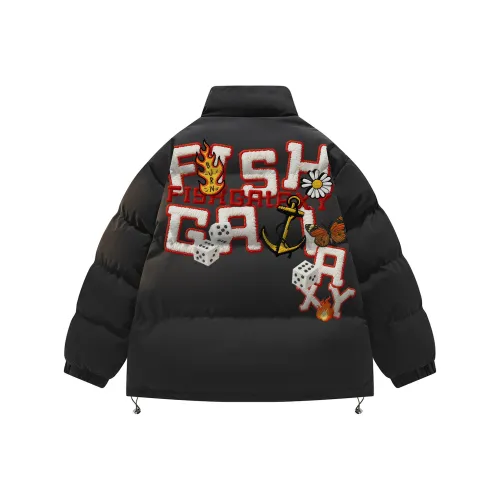 FISHGALAXY Хлопковый пуховик унисекс