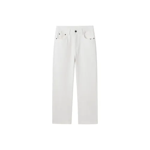 Izzue Белый Унисекс Джинсы