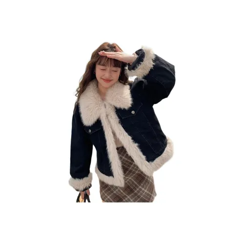 LANGQING Черный Женский пуховик