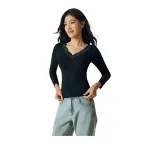 Чёрный (V-образный вырез)