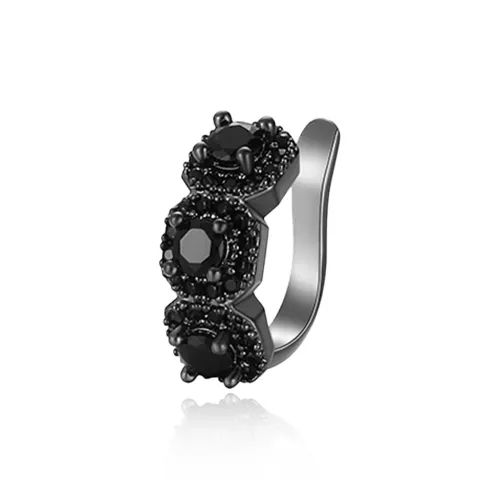 ZANC Сплав Нижняя заколка On Серьги Унисекс