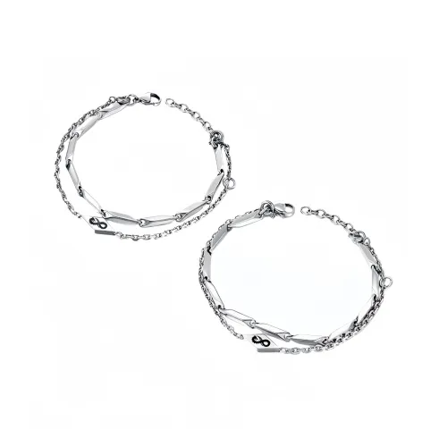 YOAR Титановые стальные браслеты унисекс