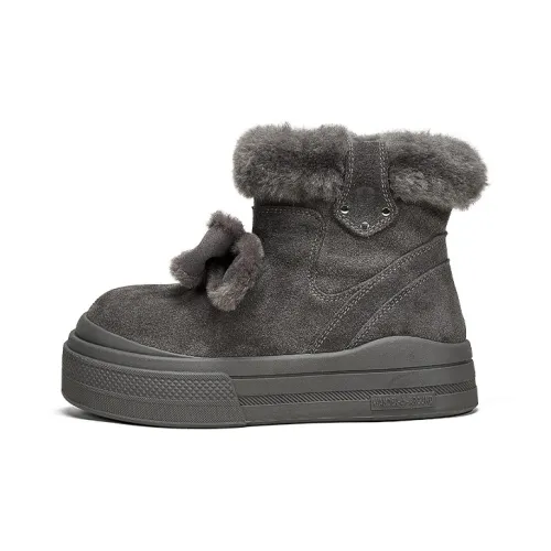 WANDER AROUND Термический Увеличивающий Высоту Противоскользящий Короткий MID Ботинки для снега Женские