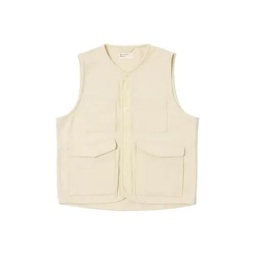 Universal Works Экрю Marl Mowbray 4 Pocket Gilet Жилет Мужской