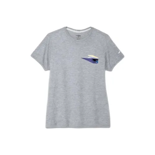 Brooks Серый Женские T-рубашки