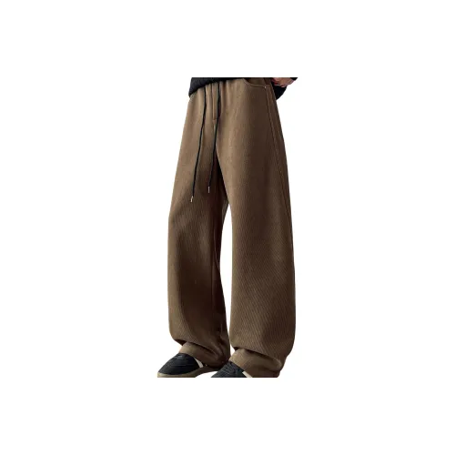 ZWWWZ Вязаные тренировочные штаны унисекс