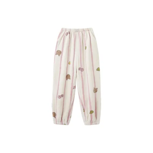 MIOJUER Айвори Женские Пижамные Штаны