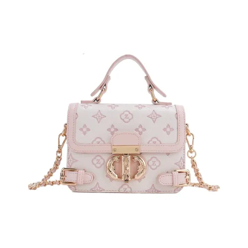 BUHOWE PU (полиуретан) Одно плечо Сумка Стандартная Женская Розовая