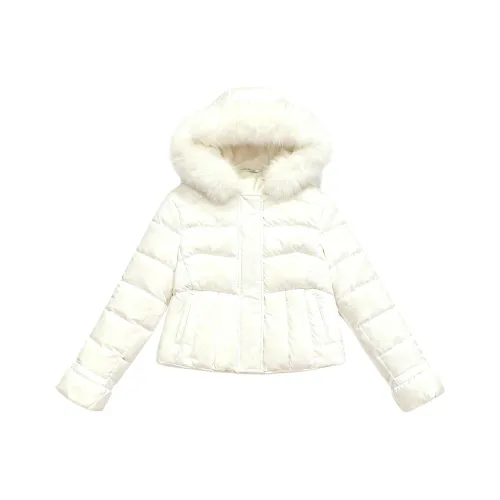 JAETTR Белый хлопковый пуховик женские пуховики (пуфы)