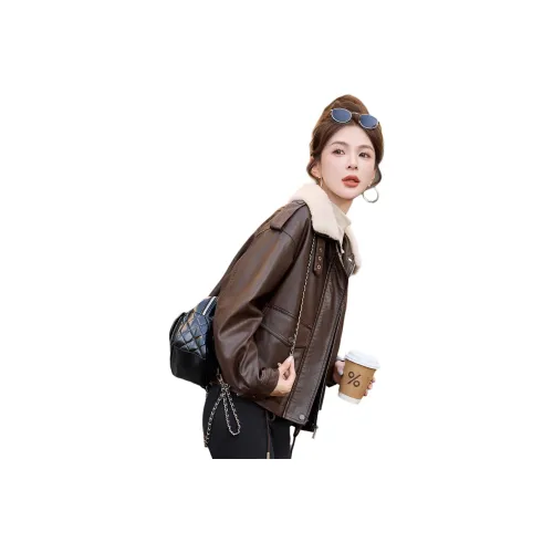 Куртка из кожи Kangaroo женская