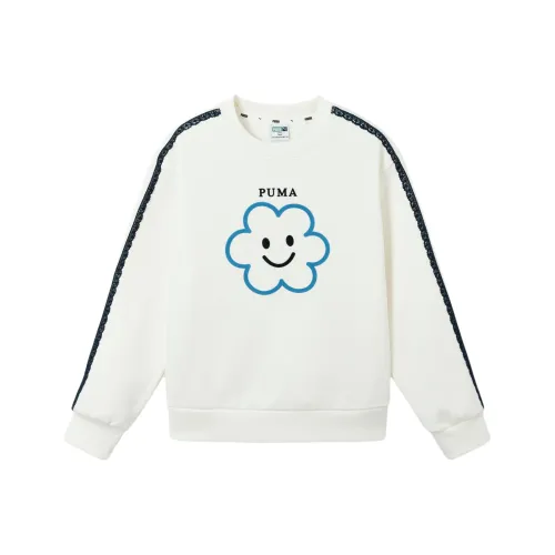 PUMA Свитшот Sportstyle Series Натуральный Белый Детский