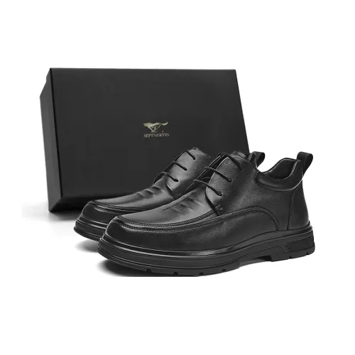 SEPTWOLVES Повседневные кожаные туфли для мужчин