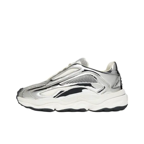 GmbH x Axel Arigato Низкий топ Повседневная обувь Мужская Серебряный