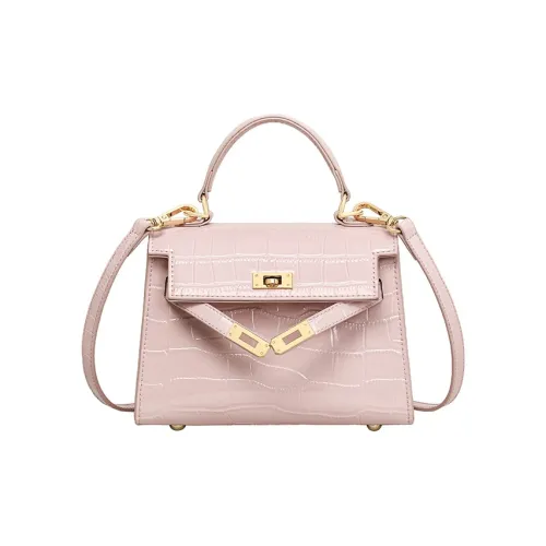 Younger Song Коровья кожа Сумка Kelly Сумка Стандартная Женская Розовая