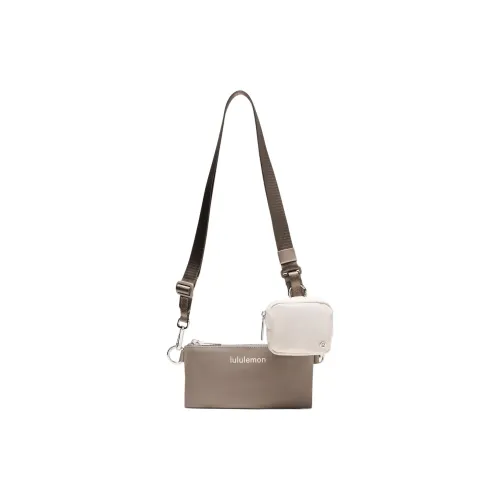 lululemon Сумка через плечо сумка на плечо унисекс теплый коричневый серый