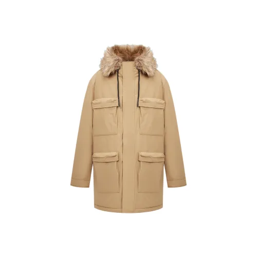 DIESEL Бежевый Мужской Пальто