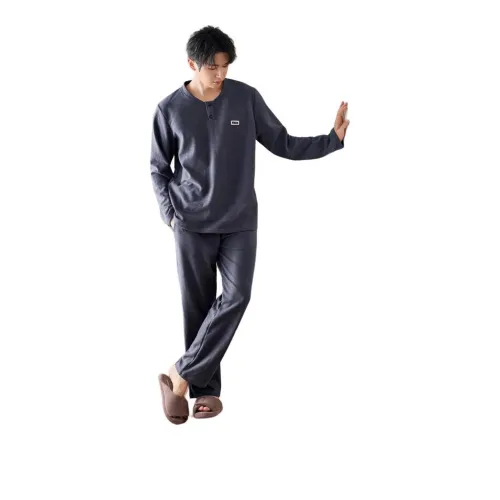 88909 Дымчатый Серый Мужской Пижамный Комплект