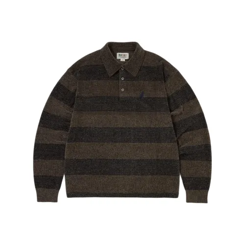 Thisisneverthat x Grateful Dead FW25 GD Lightning Velvet Knit Polo Brown Unisex