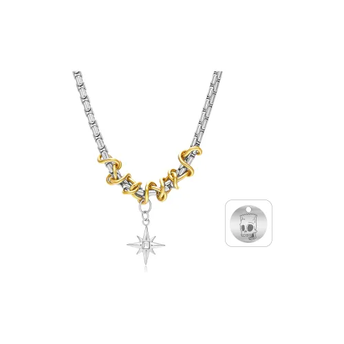 The Simpsons Титановые стальные ожерелья унисекс