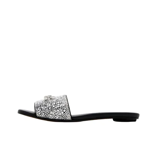 Alexander McQueen T Bar Слипоны Женские Серебряные