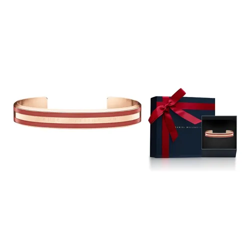 Daniel Wellington Сплав Браслеты Унисекс Вишнево-красный Розово-золотой Красный