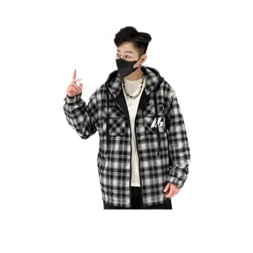 Yunpo Черный Белый Унисекс Куртки