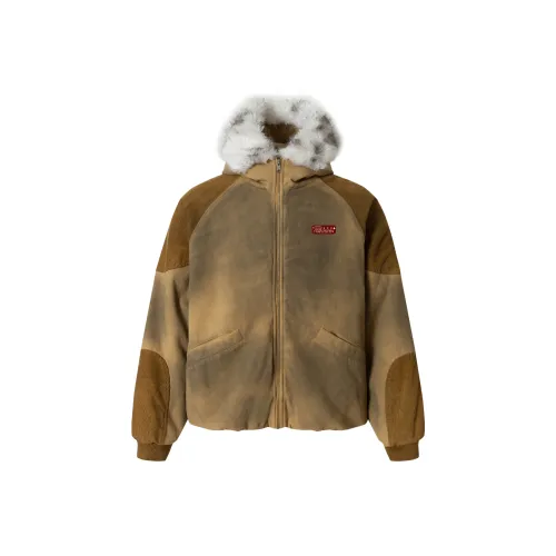 POSIYING Хаки С подарками Съемный булавка Унисекс Пуховики