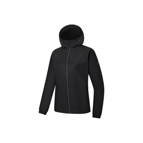 XTEP Глубокий Черный Женский Тренч