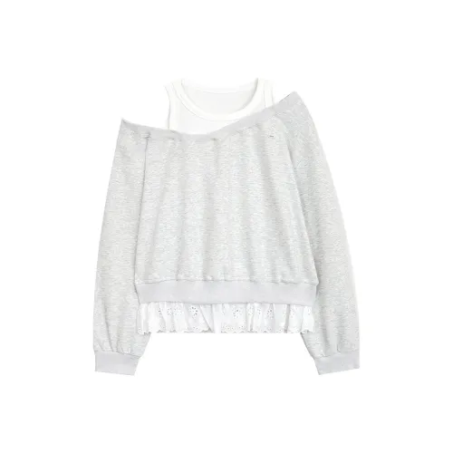 MDEHT Светлый Фотиния Серый Женский Свитшот