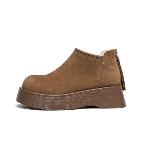 Warrior Ботильоны 5CM Женские Кофе