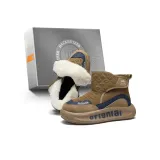 Коричневый с флисовой подкладкой