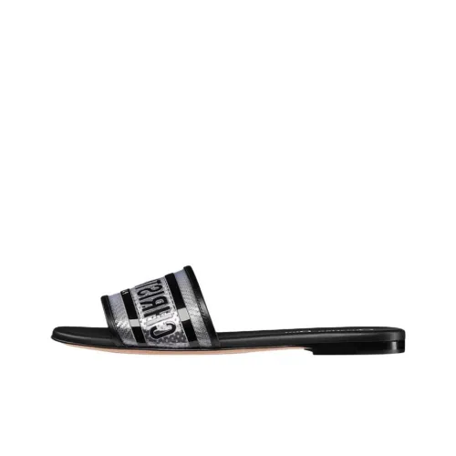 DIOR Шлепанцы Женские Черные