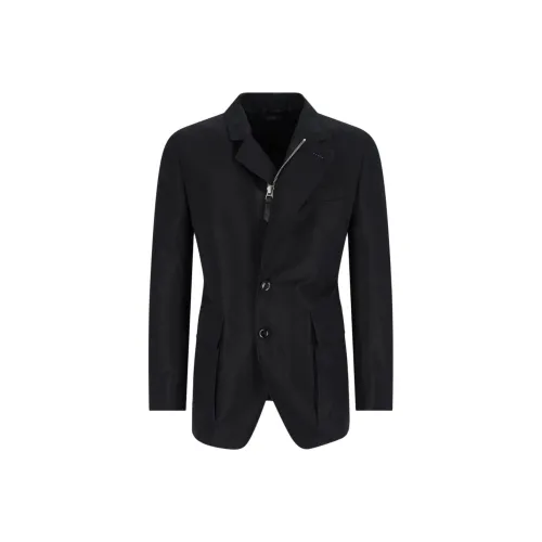 TOM FORD Мужские черные кожаные куртки