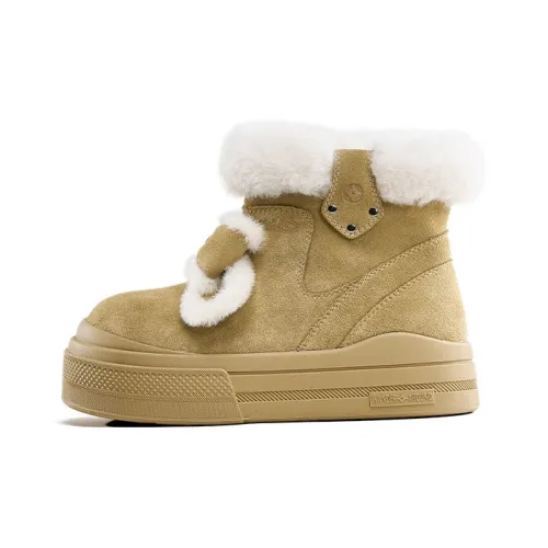 WANDER AROUND Носки Crew Сноубутсы Женские Абрикос