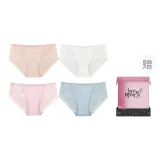 Кремовая кожа + Персиково-розовый + Светло-синий + Белый * Коробка