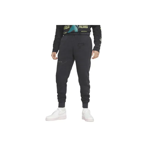 Черные мужские вязаные тренировочные штаны Nike