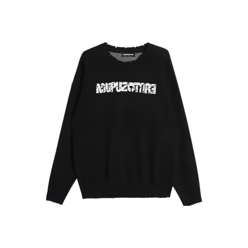 Acupuncture Трикотажная ткань Свитер Унисекс